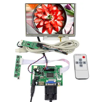 Плата ЖК-контроллера HD MI VGA 2AV с 7-дюймовым ЖК-экраном IPS с разрешением 1280х800 пикселей с сенсорным датчиком