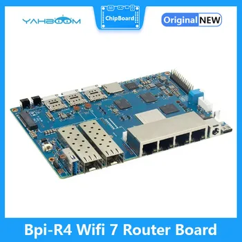 Плата маршрутизатора Banana Pi Bpi-R4 Wifi 7 с дизайном Mtk Mt7988a, 4g Ram и 8g Emmc на борту