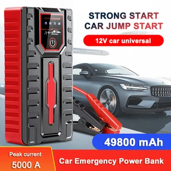 Портативный 49800 мАч Автомобильный Jump Starter Power Bank для 12 В Автомобильный Аккумулятор Booster Зарядное Устройство Пусковое Устройство Бензиновый Дизельный Автомобильный Стартер