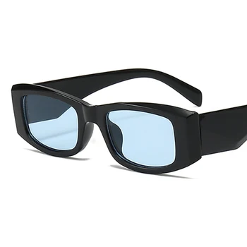 Прямоугольные солнцезащитные очки в стиле ретро, женские Брендовые Дизайнерские Винтажные солнцезащитные очки, женские солнцезащитные очки в маленькой оправе для путешествий, зеркальные очки для очков