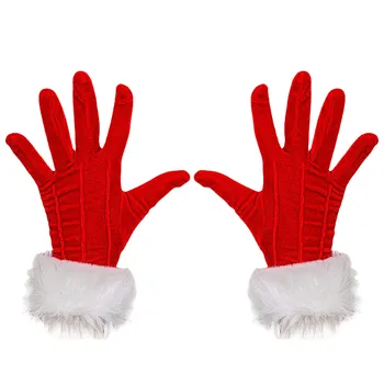 Рождественские пушистые мягкие перчатки, наполненные рождественским ароматом, мягкие перчатки для подарка другу семьи, соседу