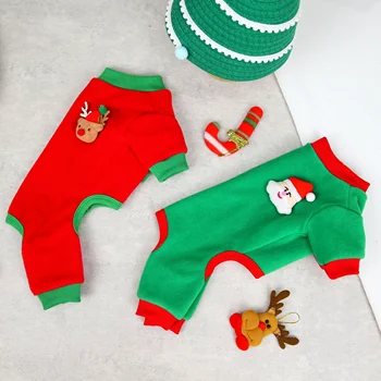 Рождественский наряд для собаки, костюм Милого питомца Йоркширского кота, Новогодняя одежда для маленького Нового щенка, одежда для чихуахуа