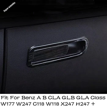 Ручка Перчаточного Ящика Второго Пилота Автомобиля, Отделка Блестками, Аксессуары Для Mercedes Benz A B CLA GLB GLA Class W177 W247 C118 W118 X247 H247