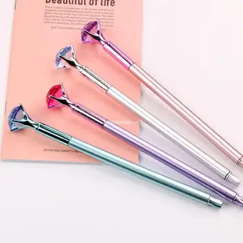 Ручки с алмазной головкой, Быстросохнущие Нейтральные ручки, гелевая ручка 0,5 мм, гладкие ручки для ведения дневника, заметок, прямая поставка