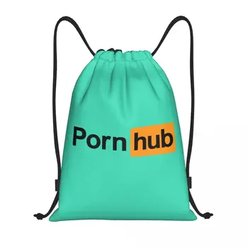 Рюкзак Pornhubs на шнурке, спортивная спортивная сумка для женщин, мужчин, подарочный пакет для покупок Pornhub