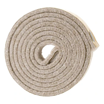 Самоклеящийся рулон из прочной войлочной ленты для твердых поверхностей (1/2 дюйма x 60 дюймов) Кремово-белый