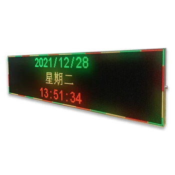 Светодиодный рекламный щит A2 Программируемый RGB светодиодный знак, прокручивающийся на доске объявлений, таймер обратного отсчета