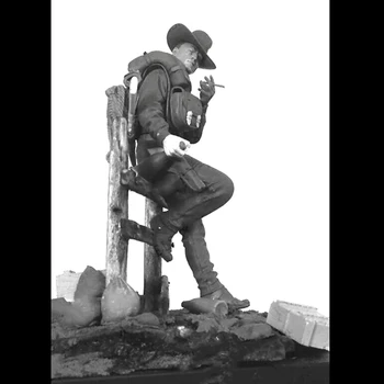 Солдатик из смолы 1/24 75 мм Модель древнего воина-солдата в разобранном виде, неокрашенный набор для сборки фигурок