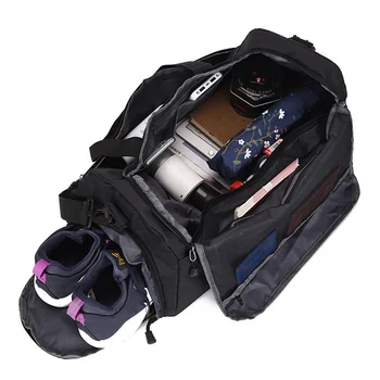 Спортивная сумка для спортзала, мужская женская уличная водонепроницаемая, большой емкости, Отдельное место для обуви, спортивный рюкзак для фитнеса, дорожная сумка