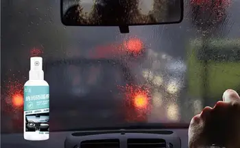 Спрей для защиты автомобильных стекол от дождя, Водонепроницаемый, Непромокаемый, противотуманный, Водоотталкивающее средство для очистки стекол, прозрачное лобовое стекло автомобиля