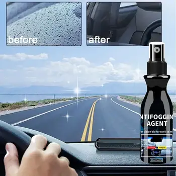 Спрей для очистки лобового стекла автомобиля от запотевания, 80 мл, длительное интенсивное средство для очистки лобового стекла от запотевания Clear Vision