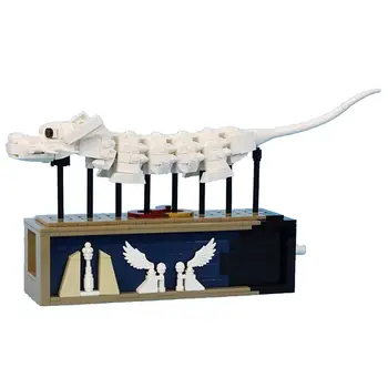 Статическая скульптура модели Flight of the Luck Dragon 656 предметов MOC Build в подарок