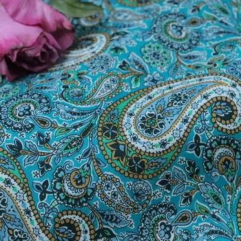 Ткань Betsy Floral 100% Хлопок 80-х годов оригинального дизайна Цифровая печать для пошива платьев из ткани Юбка Детская Дизайнерская ткань