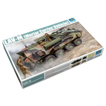 Трубач 00391 1/35 Легкобронированный минометный бронетранспортер USMC LAV-M, военная подарочная игрушка, набор пластиковых сборочных моделей зданий
