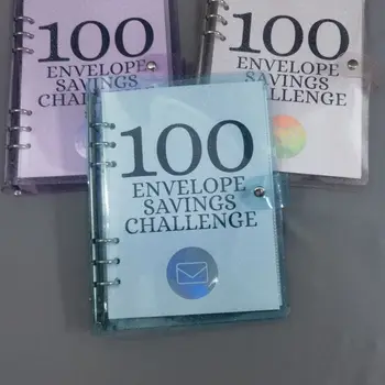 Увлекательная книга задач на 100 сбережений, прочный Универсальный блокнот с отрывными листами, удобный бюджет для решения простых задач по экономии денег