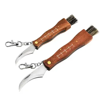 Уличный мини-нож для грибов, ручка ножа из нержавеющей стали для заточки древесины Camp