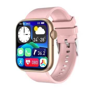 Умные часы для женщин, полный сенсорный экран, Bluetooth-вызов, водонепроницаемые часы, спортивный фитнес-трекер, умные часы, калорийный будильник