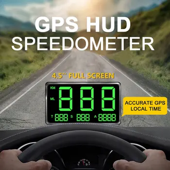 Универсальная цифровая автомобильная система глобального позиционирования HUD Спидометр Глобальная система позиционирования HUD Спидометры