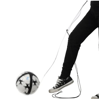 Футбол / Football Ball Kick Solo Trainer Тренировочное оборудование Детский Вспомогательный поясной тренажер для ударов ногами Сумки для жонглирования Тренажерный зал