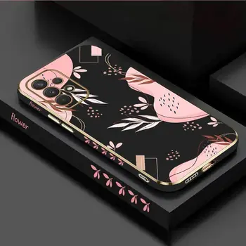 Цветочный язык Koi Роскошный Чехол Для телефона с покрытием Samsung Galaxy A73 A71 A42 A52 A32 A53 A03S A04 A03 A54 A51 Чехол