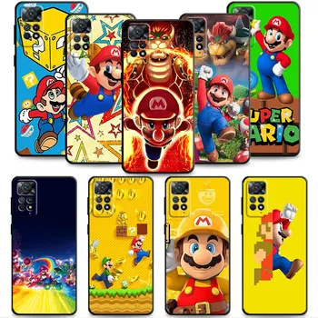 Чехол для телефона с полной защитой объектива Super-Mario Bros для Redmi Note 12 11 10 9 8 7 8T 9S Pro Plus 9C 9A 10C K40 Shell