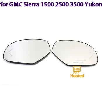 Электрическое стекло с боковым подогревом широкоугольного бокового зеркала для GMC Yukon XL Sierra 1500 2500 3500 Аксессуары