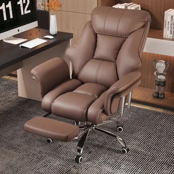 Эргономичный Офисный стул с удобной подушкой, Мобильное кресло с откидной спинкой, Офисный стул, Шезлонг для гостиной, Мебель для дома
